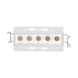 Aurolighting Luminario Downlight De Empotrar En Techo 3000k Ait6230b