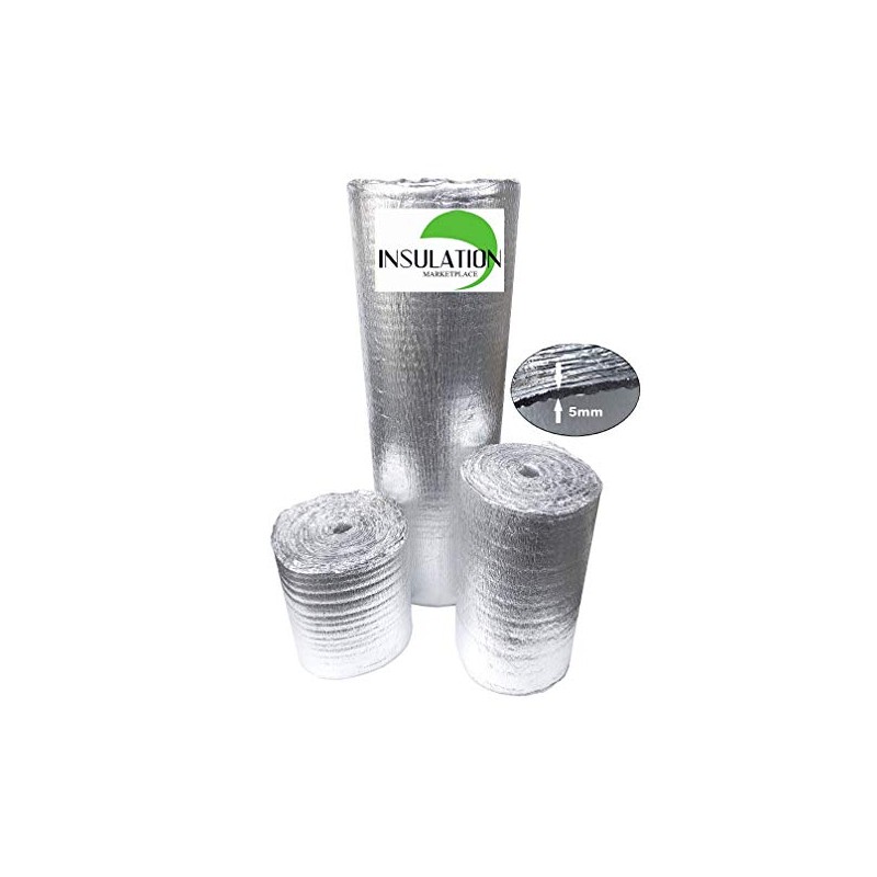 SmartSHIELD -5mm 24''X25ft Foam Core Reflective Insulation Roll, R-8 HVAC