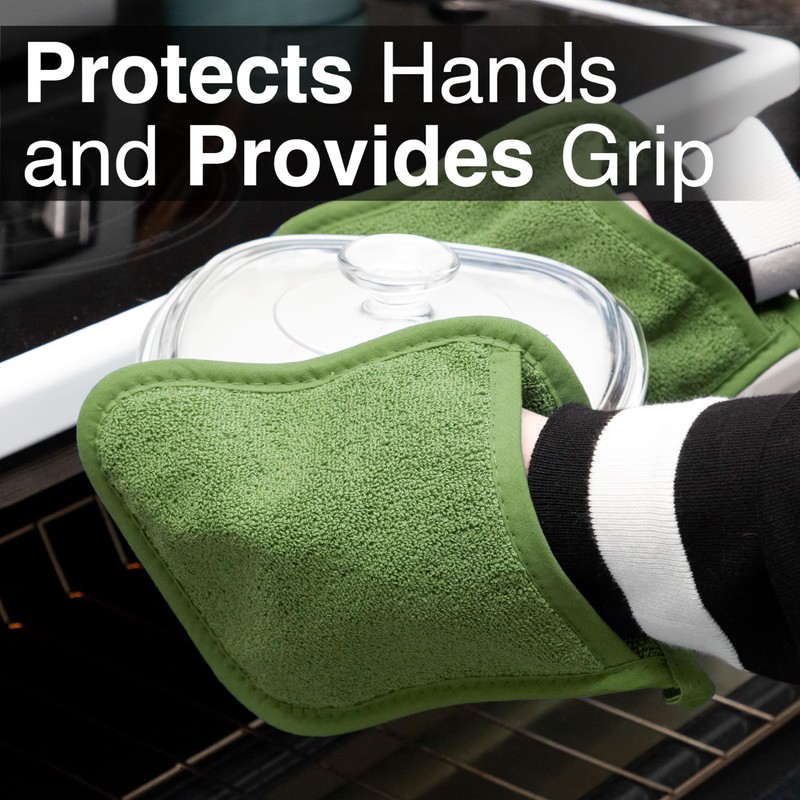 RITZ Terry Pocket Mitt & Hot Pad: Unparalleled Heat Resistant,