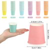 VEYLIN Small Disposable Paper Cups,120 Pieces 2 Ounce Mini Colored