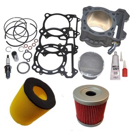 434cc BIG BORE CYLINDER PISTON GASKET TOP END KIT FITS 2003 2004 2005 2006 KAWASAKI KFX 400