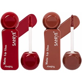 SANIYE Labial Líquido Matte 24h Waterproof – Color #04 y #06
