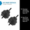 TRQ TRQ Front Engine Mount Pair Set of 2 for