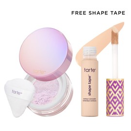 tarte #RushTok Survival Kit - shape tape & creaseless powder:_16N fair-light neutral + lavender