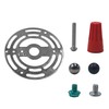 Runseaway 2Pcs Universal Light Fixture Mounting Bracket Kit, 4” Round