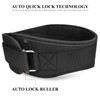 Adjustable Neoprene Weight Lifting Belt for Strength Training (Black, M)