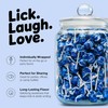 Blue Raspberry Lollipops – 65 Count Bulk Candy Pack, Individually