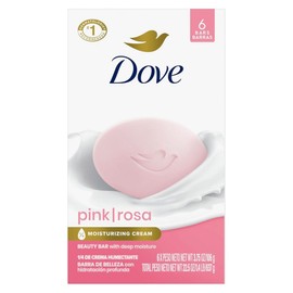 Dove Moisturizing Beauty Bar Pink 6 packs, 106g, 6 pcs / 도브 모이스처라이징 뷰티 바 핑크 6개입, 106g, 6개