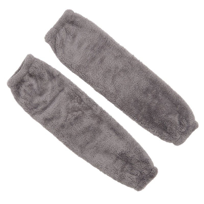 2pcs Plush Slipper Stockings Soft Warm Thickened Prevents Chilblain Over