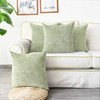 CaliTime Pack of 4 Cozy Throw Pillow Covers Cases for