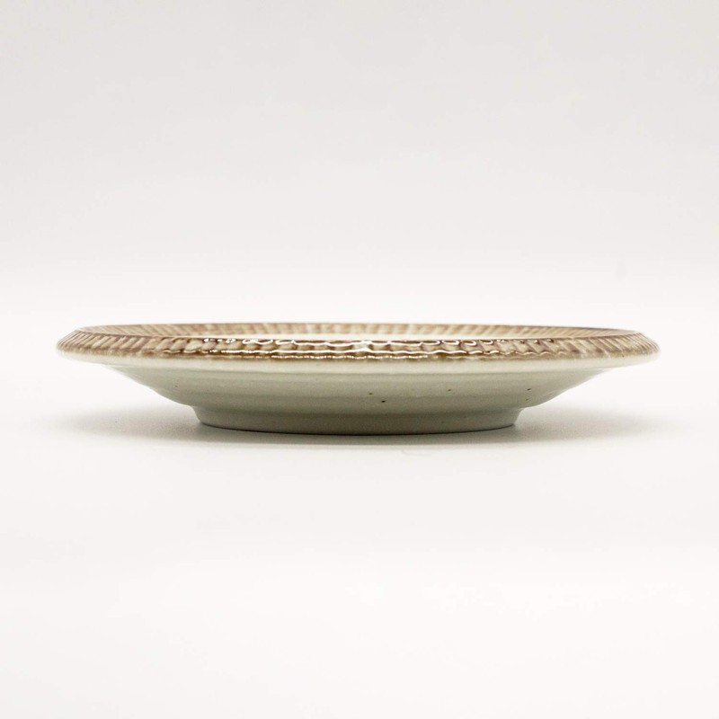 Ichikyu Mino Pottery Small Plate, Diameter 5.5 inches (14 cm),