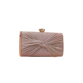 CORIOS Glitter Sequin Clutch Bag Women's Evening Bag Wedding Bridal Purse Handbag Small Bag Rhinestone Shoulder Bag Elegant Diamond Shoulder Bag for Prom Banquet Party, pink, Retro