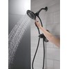 Delta 4-Setting In2ition 2-in-1 Dual Shower Head with HandHeld Spray,