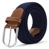GAEKEAO Elastic Braided Belt for Men 1 3/8" Stretch Woven