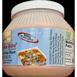 Quoc Viet 3LB Quoc Viet Vietnamese Soup Base - Makes 10 Gallons - Choose Flavor - Crab Soup Base (Cot Bun Rieu)