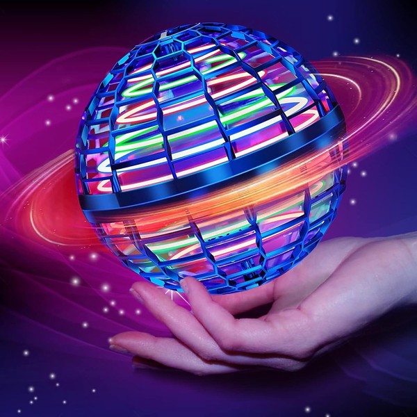 2024 Flying Orb Ball Toy, Lighted Hover Boomerang Ball, Fidget