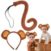 Monkey Ears and Tail,Headband Set - Animal Cosplay Outfit for