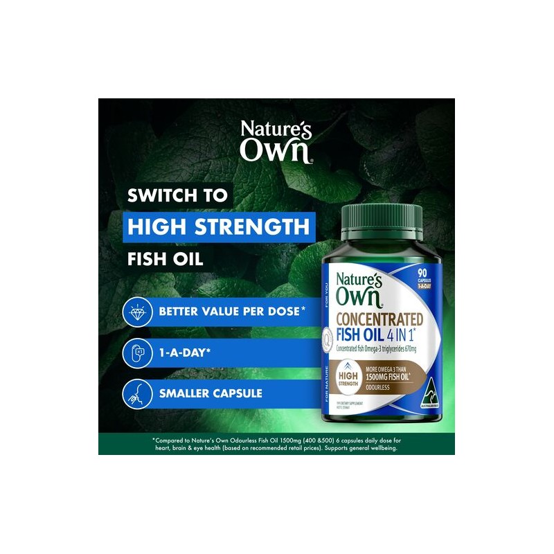 Nature's Own 4 in 1 Concentrated Fish Oil