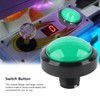 Arcade Buttons, 60mm Big Convex Button Big Dome 2‑Foot Switch