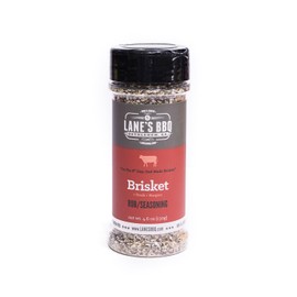 Lane's BBQ Brisket Rub | Brisket Seasoning | Great on Brisket, Burgers, Steaks and more | All Natural | No MSG | 4.6 oz
