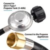 Bbcuepro 12FT Universal Low Pressure Propane Regulator and Hose -