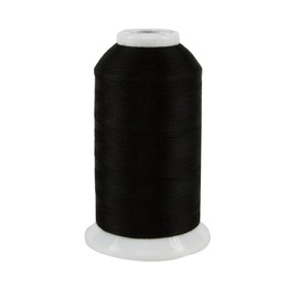 Superior Threads So Fine 3-Ply 50 Weight Polyester Sewing Thread Cone - 3280 Yards (Black)