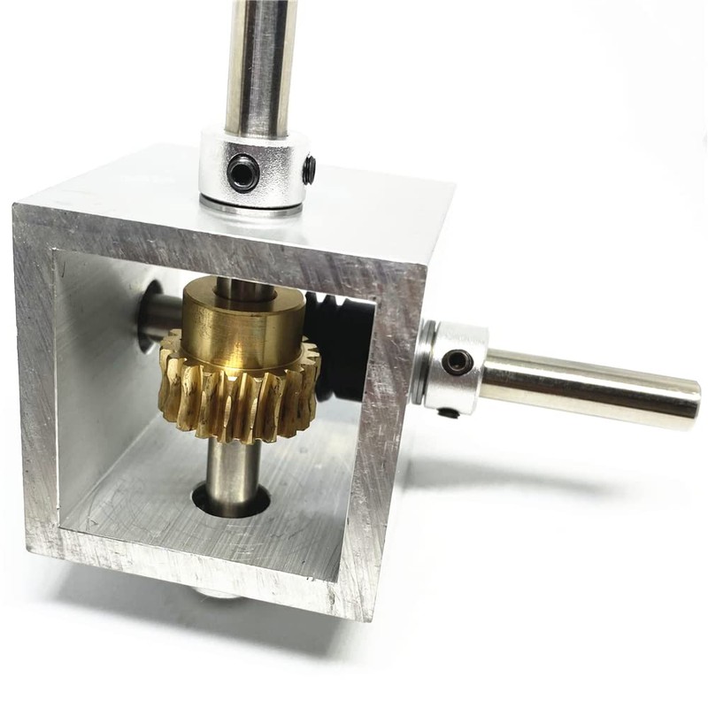 PGFUN 1:10 Right Angle Worm Gearbox 90° Angle Drive Steering