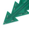 DIY Christmas Tree LED Electronic Printed Circuit Board Ornament for