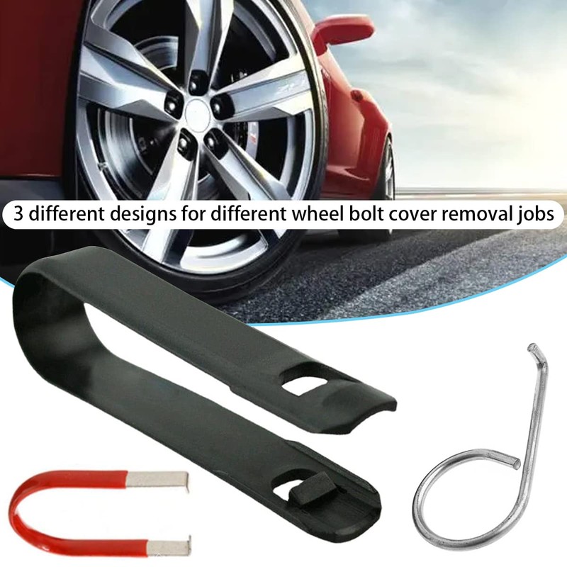 CGEAMDY Pack of 6 Wheel Bolt Caps Tool, 3 Versions