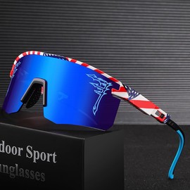 ACEXPNM Gafas De Sol De Béisbol De Dos Tamaños Para Adultos Y Jóvenes Niños Niñas Niños Uv400 Hombres Mujeres Deportes Al Aire Libre Gafas De Sol (Ca26)