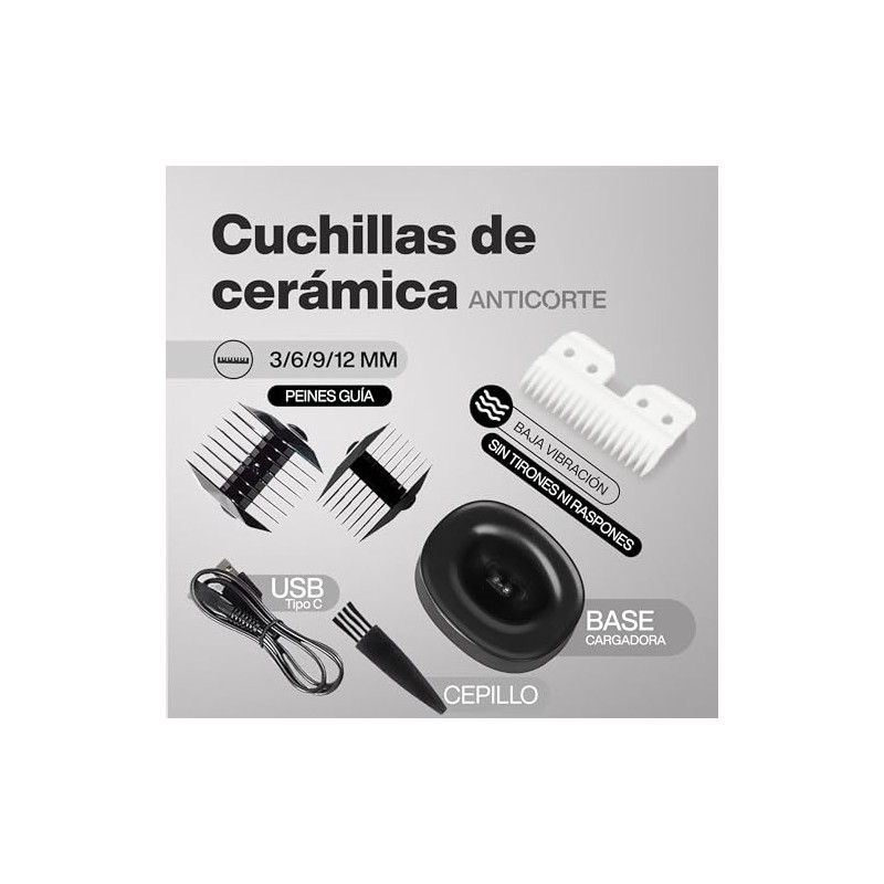 ZOMA | Rasuradora Eléctrica Hombre Corporal Íntima - Negro