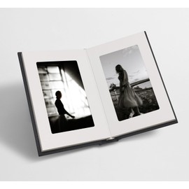 Small Photo Album 4x6 Holds 20 Ideal for Photobook or Theme-Photos（Black）