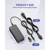24V Power Supply, 2.5A 60W AC 100-240V Power Adapter for