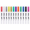 12Pcs Multicolor Manicure Pens 3D Painting Pen Dots Flower Fine