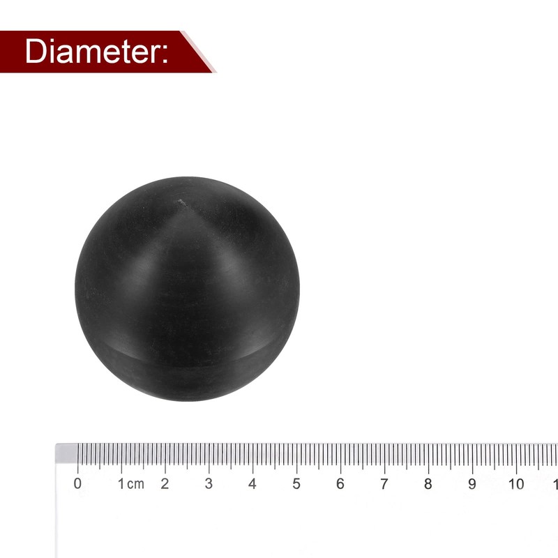 sourcing map PA Nylon Solid Plastic Balls 50mm G3 Precision