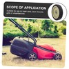 Kisangel Durable Lawn Mower Wheels Mower Wheel Components for More