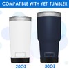 ZEYIYER 4 PCS Silicone Boot Sleeve for Tumbler 30 oz