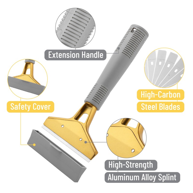 Bates- Razor Blade Scraper Set, 2 Pack, 1.5" & 4"
