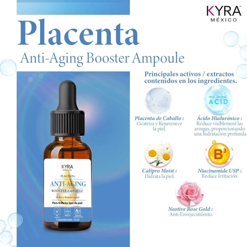 Placenta Anti-aging Booster Ampoule, Anti-edad