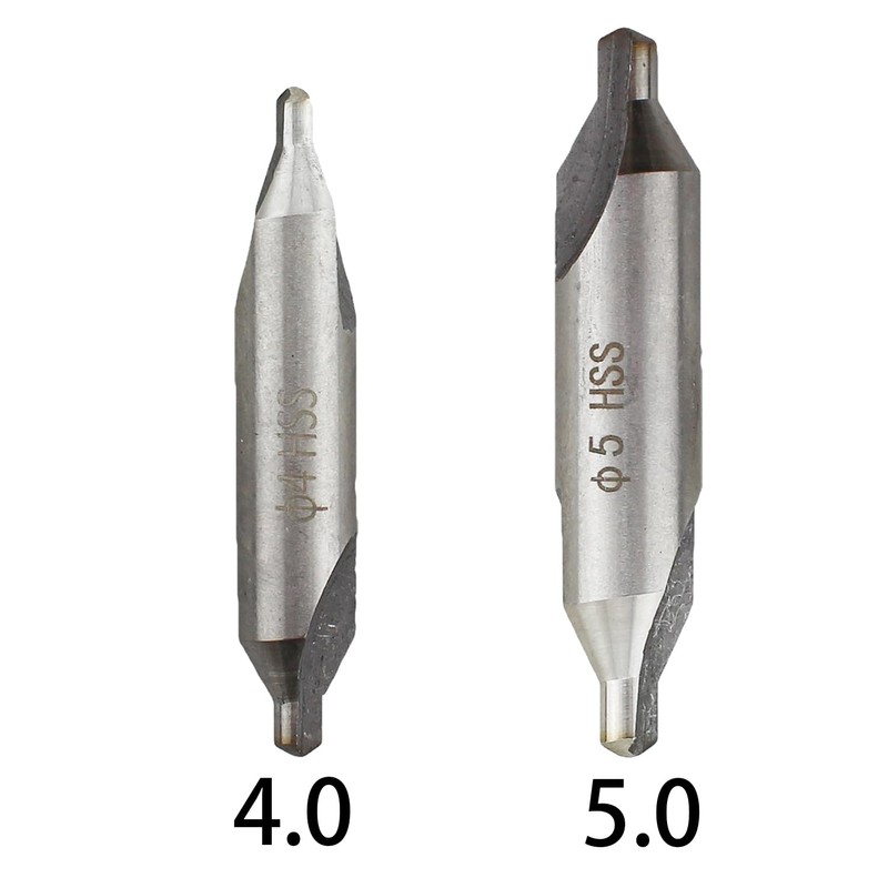TAODAN 7PCS Silver High Speed Steel Centre Drill Bit Set