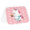 Mr. & Mrs. Panda Set of 2 pot holders unicorn