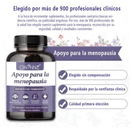 Gwynne Suplemento De Menopausia Para Mujeres 90 Cáps,cápsulas De Equilibrio De Hormona Femenina Para Sudores Nocturnos Salpicaduras Calientes Y Oscila