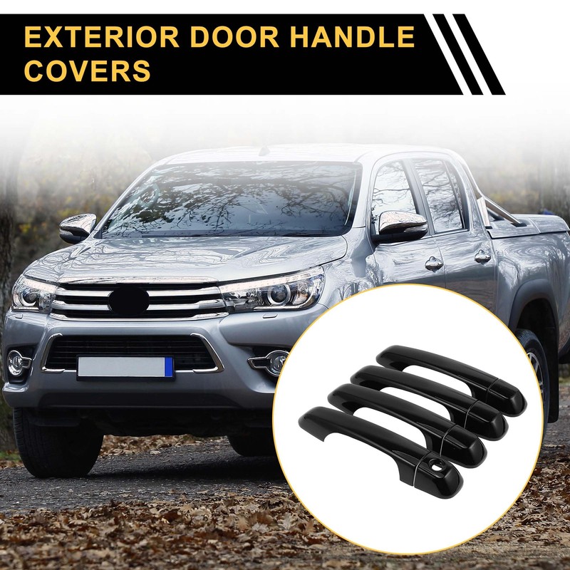 REPAIROCK 4pcs Exterior Door Handle Cover Car Door Handle Protector