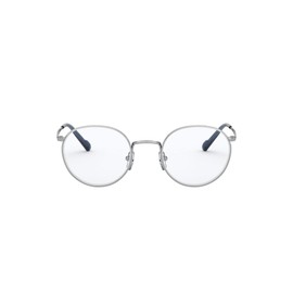 Vogue Eyewear Hombres Vo4183 Redondos Gafas Graduadas Marcos, plateado/demo, lente, 51 mm