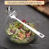 ReaNea Potato Masher Stainless Steel 2pcs, Mashed Potato Masher Kitchen