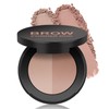 Eyebrow Powder, Two-Color Eyebrow Palette Pomade, Easy to Apply Eye