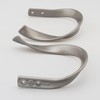 HOJLKLD 2 Pack Curtain Holdbacks, Aluminum Alloy Wall Mounted Decorative
