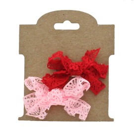 Kraft Brown Paper Hair-Bow Display Cards Small -50 Cards