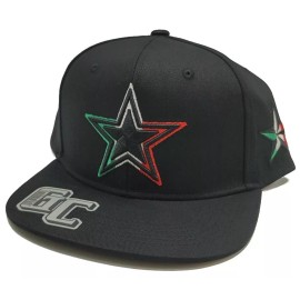 GC Mexico Cowboys New Custom GC Dallas Red Green Star Black Era Snapback Hat Cap