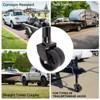 YEOPGYEON Trailer Jack Wheel with Pin - 6" Dual Wheel
